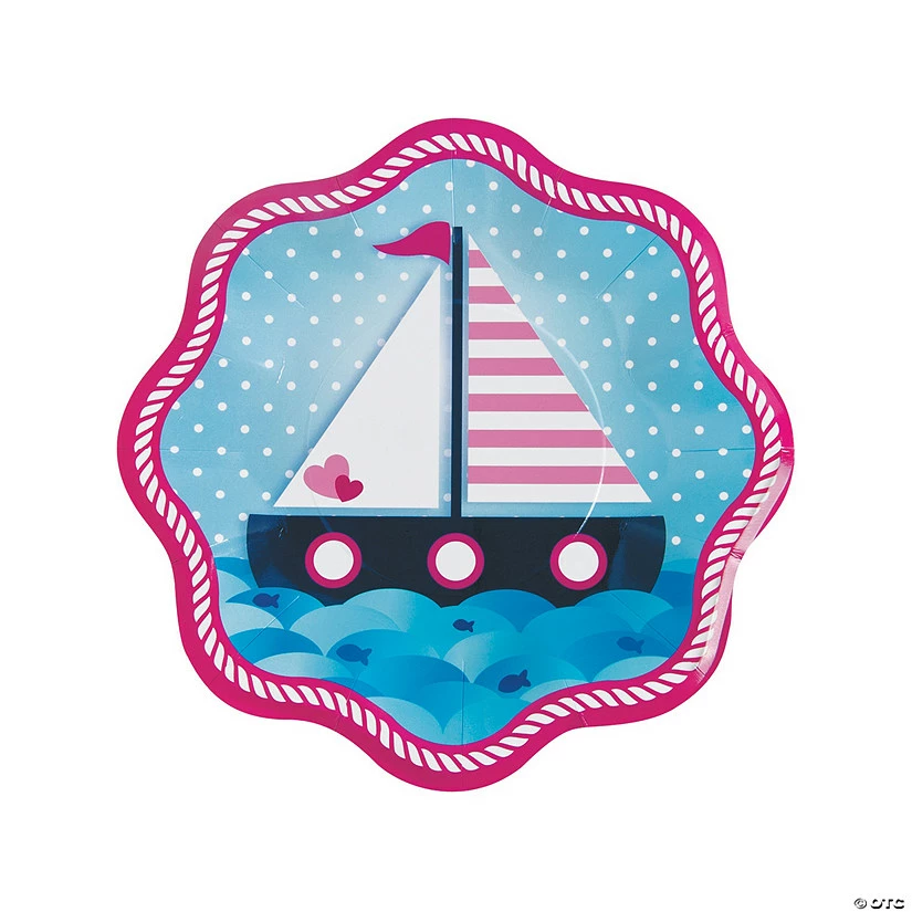 Brand new π Nautical Girl Paper Dinner Plates - 8 Ct. β 3 Brand new π Nautical Girl Paper Dinner Plates - 8 Ct. β