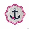 Best Pirce 🧨 Nautical Pink Scalloped Paper Dessert Plates - 8 Ct. 🧨