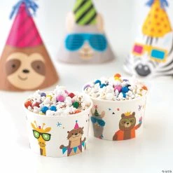 Buy 🎁 Party Animal Snack Paper Bowls - 25 Ct. 🔔 -Deals Supplies Store party animal snack paper bowls 25 ct 13845582 a01
