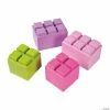 Outlet 💯 Pastel Color Brick Centerpieces - 4 Pc. ❤️ -Deals Supplies Store pastel color brick centerpieces 4 pc 13755370