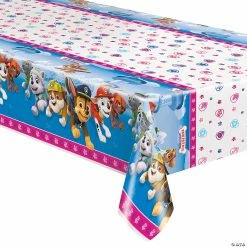 Promo π Paw Patrolβ’ Pink Plastic Tablecloth π