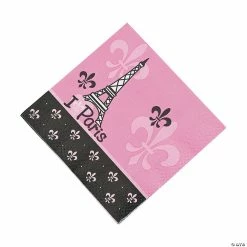 Cheap 😍 Perfectly Paris Eifel Tower Luncheon Napkins - 16 Pc. 🎉