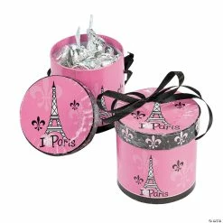 Deals ✔️ Perfectly Paris Hat Favor Boxes - 8 Pc. 🛒