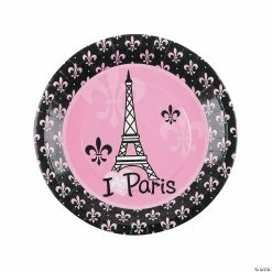 Buy ✔️ Perfectly Paris Paper Dinner Plates - 8 Ct. 👏
