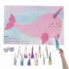 Wholesale ✔️ Pin the Horn on the Narwhal Party Game 😀