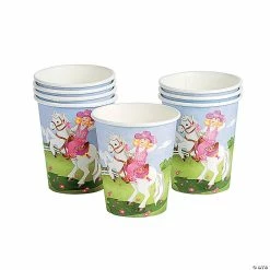 Promo ✨ Pink Cowgirl & Horse Paper Cups - 8 Ct. 😍