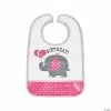 Cheap 😍 Pink Elephant 1st 🥳 Birthday Bib 🎉