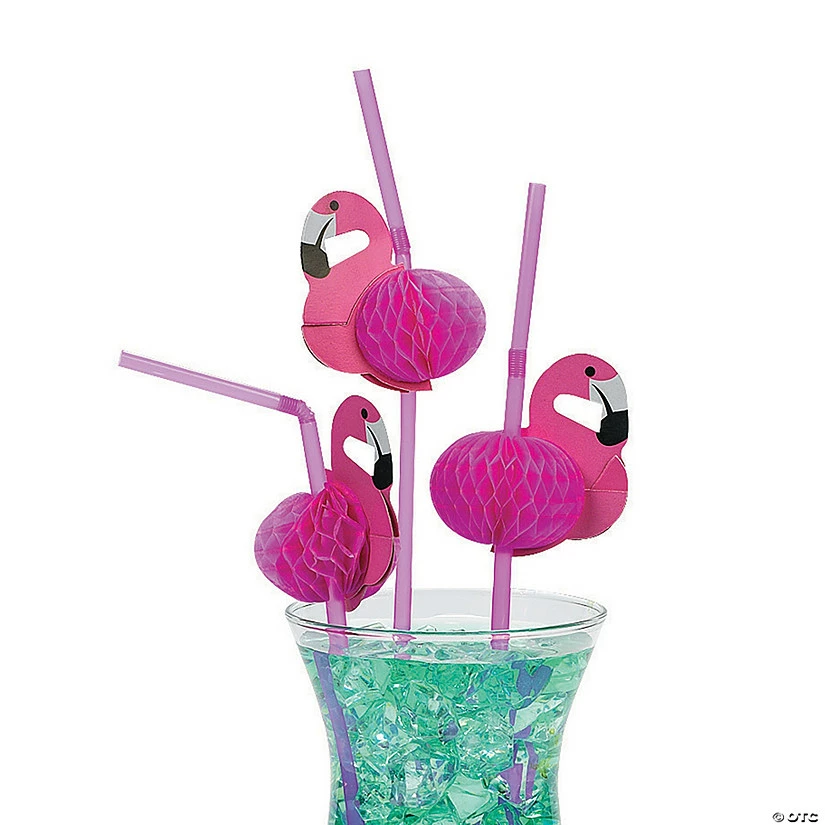 Hot Sale π Pink Flamingo Straws - 12 Pc. β 3 Hot Sale π Pink Flamingo Straws - 12 Pc. β