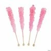 Wholesale 😍 Rock 🍬 Candy Lollipops - 12 Pc. 🔥 -Deals Supplies Store pink rock candy lollipops 12 pc 13607552