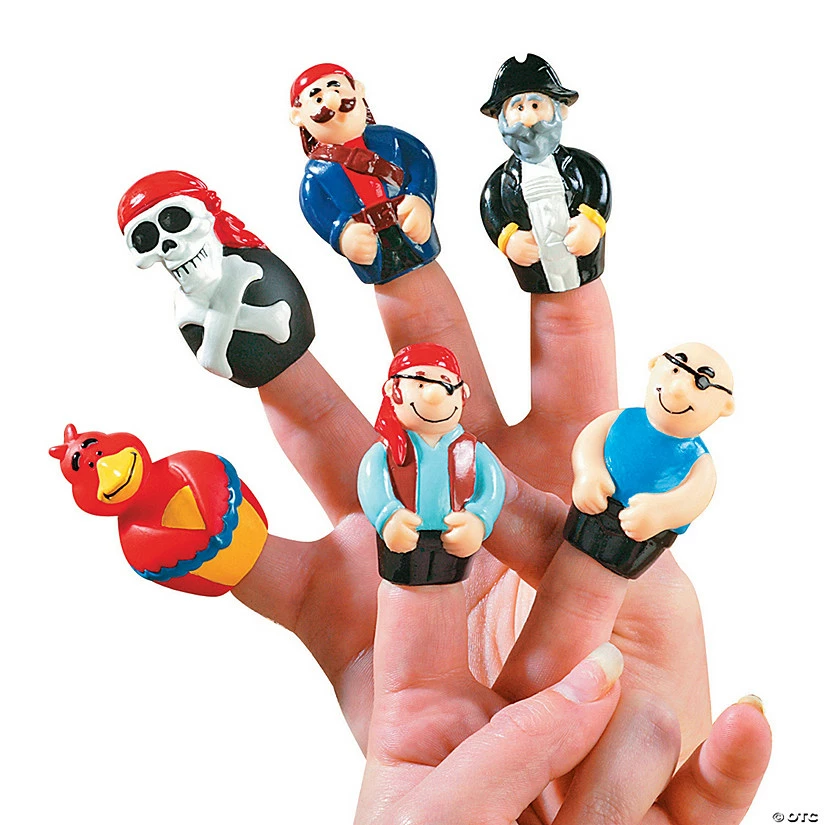 Wholesale β€οΈ Pirate Finger Puppets - 24 Pc. π 3 Wholesale β€οΈ Pirate Finger Puppets - 24 Pc. π