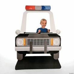 Budget ✨ Police Car Photo Cardboard Stand-Up 💯