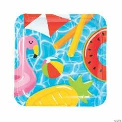 Top 10 ⌛ Pool Party Paper Dinner Plates - 8 Ct. 🎉