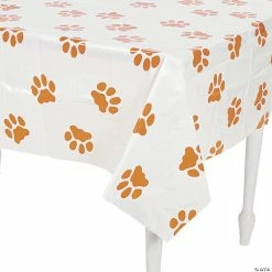 Buy 😉 Puppy Paw Print Plastic Tablecloth 🔔