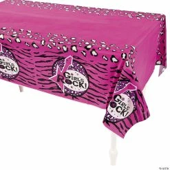Promo 🤩 Rock Star Diva Plastic Tablecloth ✨
