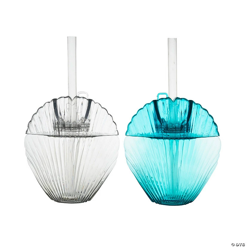 Deals π Sea Shell Cups with Straws - 6 Ct. π 3 Deals π Sea Shell Cups with Straws - 6 Ct. π
