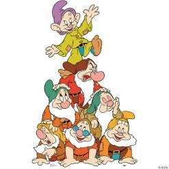 Outlet 🎉 Seven Dwarfs Group Life-Size Cardboard Stand-Up ✨