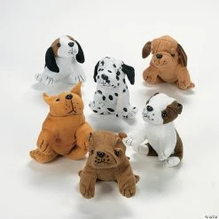 Coupon 🛒 Sitting Stuffed 🐶 Dogs - 12 Pc. ⭐ -Deals Supplies Store sitting stuffed dogs 12 pc 6 1310 bv