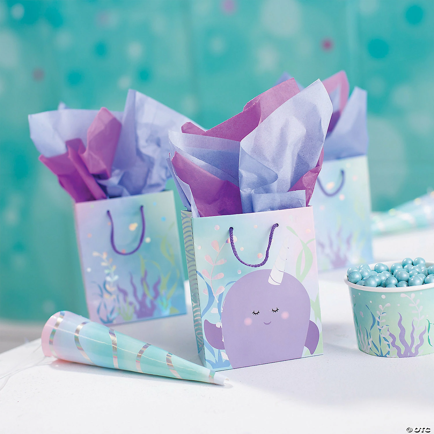 Flash Sale π€© Small Narwhal Party Paper Gift Bags - 12 Pc. π 4 Flash Sale π€© Small Narwhal Party Paper Gift Bags - 12 Pc. π - Image 2