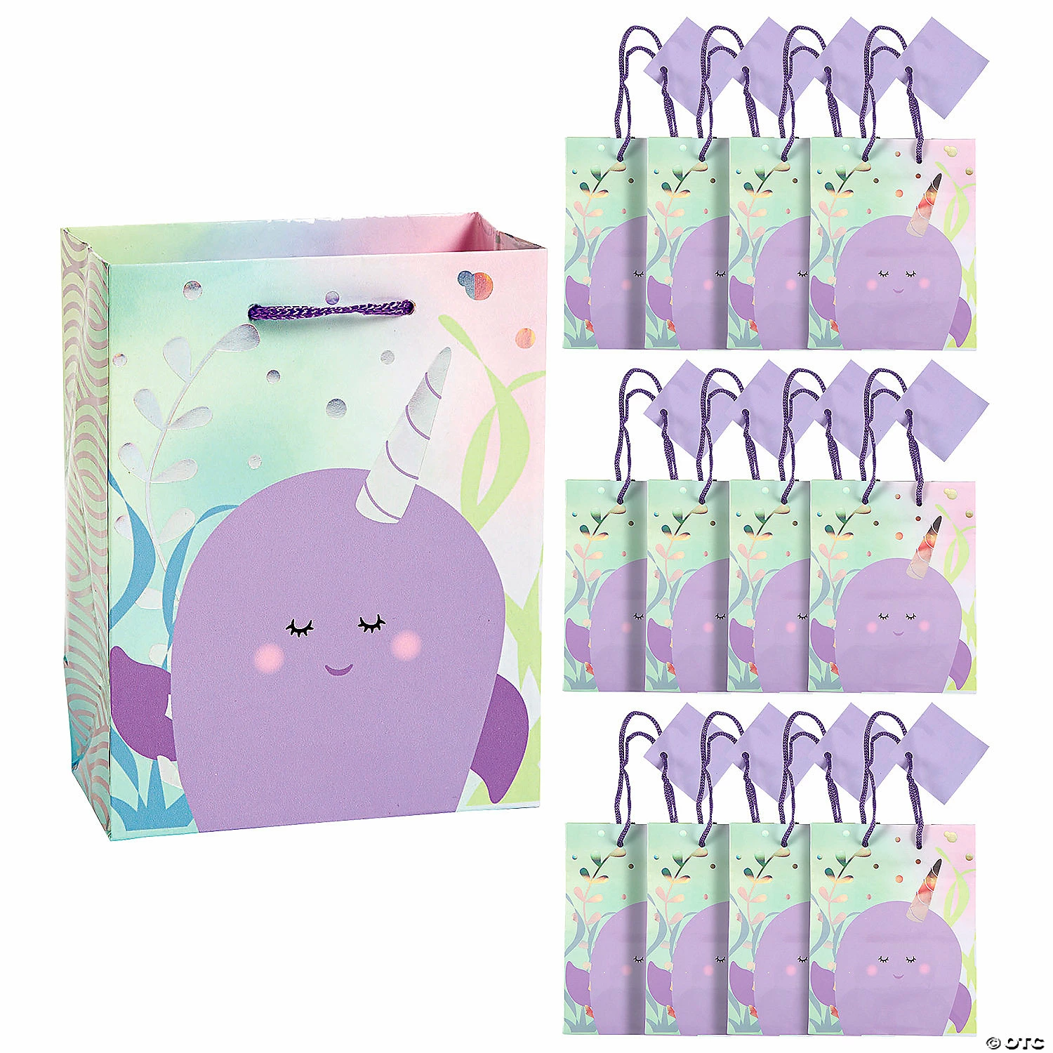 Flash Sale π€© Small Narwhal Party Paper Gift Bags - 12 Pc. π 3 Flash Sale π€© Small Narwhal Party Paper Gift Bags - 12 Pc. π