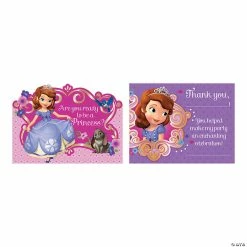 Best deal 🔥 Sofia The First Invitations & Thank You Cards - 16 Pc. 😉