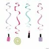 Flash Sale ✔️ Spa Party Hanging Swirl Decorations - 12 Pc. ❤️ -Deals Supplies Store spa party hanging swirl decorations 12 pc 13755430
