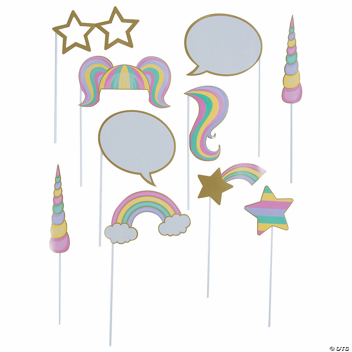 Top 10 π Sparkle Unicorn Photo Stick Props - 10 Pc. π 3 Top 10 π Sparkle Unicorn Photo Stick Props - 10 Pc. π