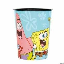 Deals 😉 SpongeBob™ Patrick & Mr. Krabs Plastic Favor Tumbler 😉