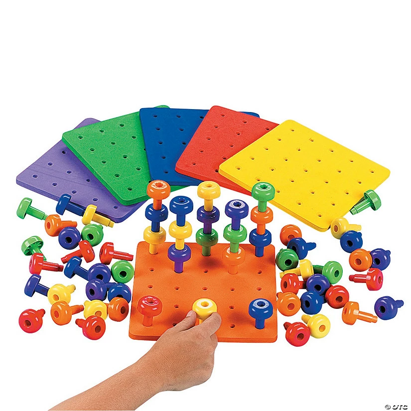 Top 10 π₯ Stack It High Peg Board Sets - 186 Pc. π 3 Top 10 π₯ Stack It High Peg Board Sets - 186 Pc. π