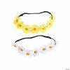 Cheapest 🧨 Sunflower & Daisy Flower Crowns - 6 Pc. ⌛