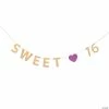 Discount ✨ Sweet 16 Glitter Banner 🎁