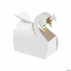 New 👍 Sweet Swan Favor Boxes - 12 Pc. ⌛