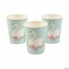 Budget 😍 Sweet Swan Princess & Flowers Paper Cups - 8 Ct. 🧨