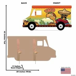 Best Sale 🛒 Taco Truck Photo Cardboard Stand-Up ⭐ 7 Best Sale 🛒 Taco Truck Photo Cardboard Stand-Up ⭐ -Deals Supplies Store taco truck photo cardboard stand up13960106 a02