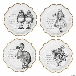 Hot Sale 🔥 Talking Tables Truly Alice Dinner Plates - 8 Ct. ✔️