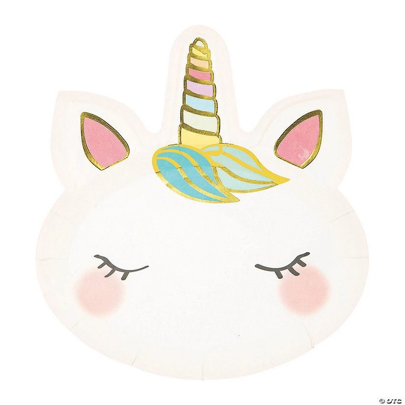 Outlet π₯ Talking Tables We Heart Unicorns Face Paper Dinner Plates - 8 Ct. π 3 Outlet π₯ Talking Tables We Heart Unicorns Face Paper Dinner Plates - 8 Ct. π