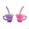 Flash Sale 🎁 Tea Party Novelty Cups with Straws - 12 Ct. 👍