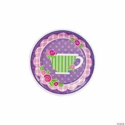 Promo 😀 Tea Party Paper Dessert Plates - 8 Ct. 🤩
