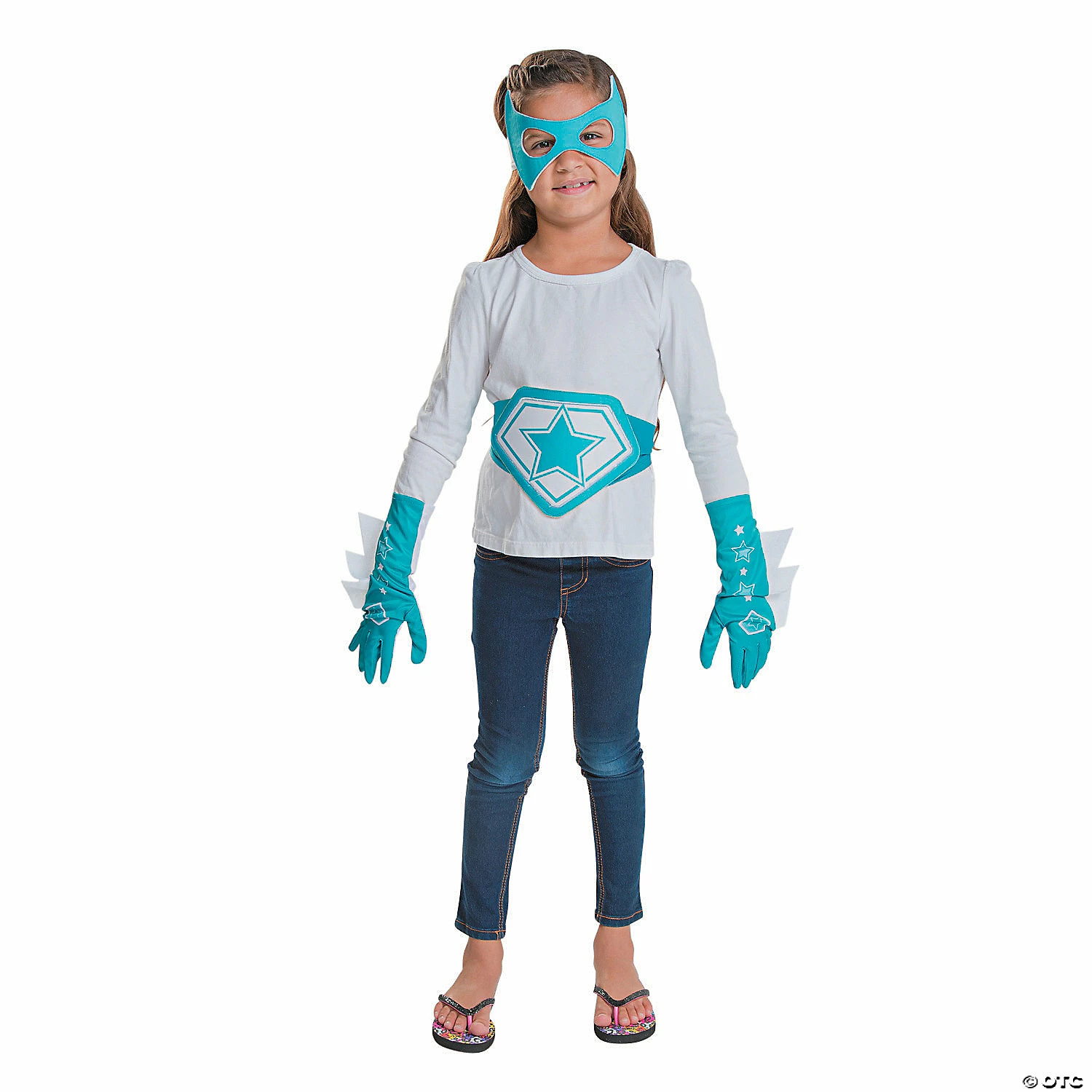 Deals π Teal & White Superhero Accessories - 4 Pc. π 3 Deals π Teal & White Superhero Accessories - 4 Pc. π