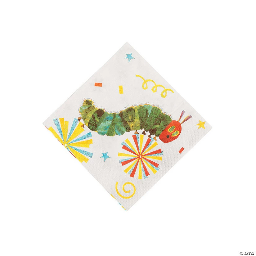 New ⭐ The Very Hungry Caterpillar™ Beverage Napkins - 16 Pc. 🤩 3 New ⭐ The Very Hungry Caterpillar™ Beverage Napkins - 16 Pc. 🤩