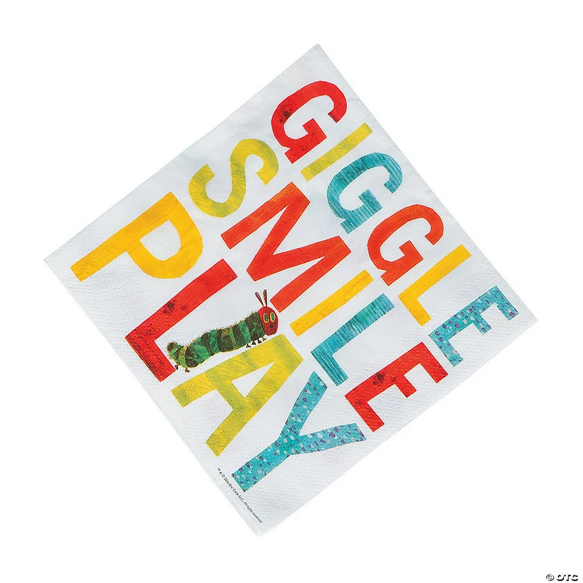 Brand new 🥰 The Very Hungry Caterpillar™ Luncheon Napkins - 16 Pc. 👏 3 Brand new 🥰 The Very Hungry Caterpillar™ Luncheon Napkins - 16 Pc. 👏