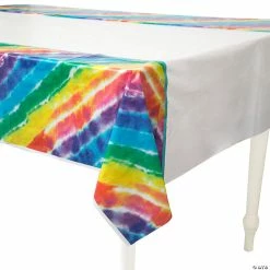 Best Pirce 👍 Tie-Dye Plastic Tablecloth 🧨