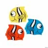 Buy 🛒 Tropical Fish-Shaped Swim Caps - 3 Pc. 🛒