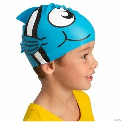 Buy 🛒 Tropical Fish-Shaped Swim Caps - 3 Pc. 🛒 -Deals Supplies Store tropical fish shaped swim caps 3 pc 13971797 a01