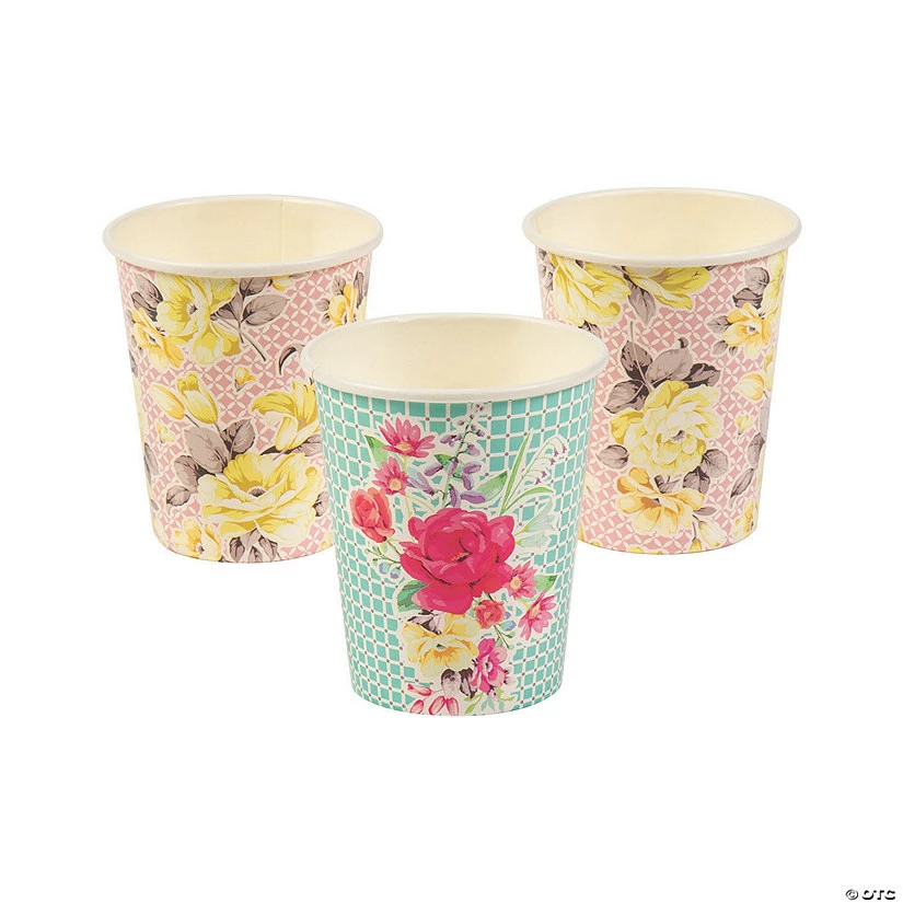 Cheap ๐ฏ Truly Scrumptious Floral Paper Cups - 12 Pc. ๐ 3 Cheap ๐ฏ Truly Scrumptious Floral Paper Cups - 12 Pc. ๐