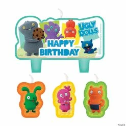 Wholesale 👍 UglyDolls 🥳 Birthday Candles - 4 Pc. 🎉