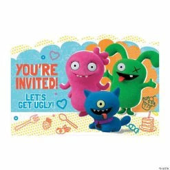Outlet 👍 UglyDolls Invitations - 8 Pc. 🎉