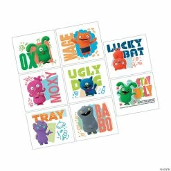Cheapest ⌛ UglyDolls Temporary Tattoos - 8 Pc. 🛒