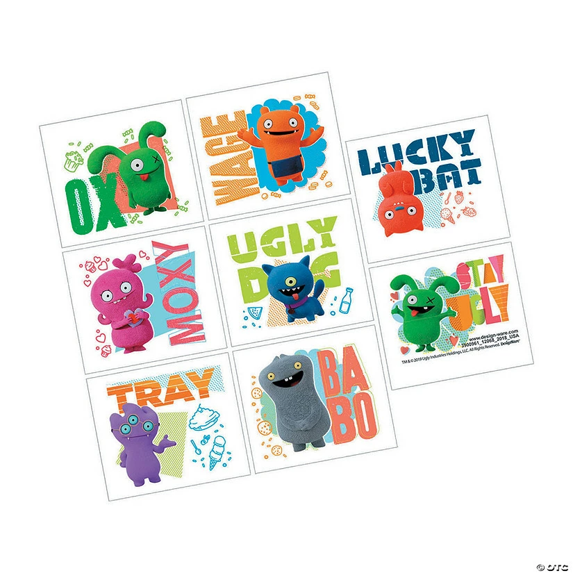Cheapest β UglyDolls Temporary Tattoos - 8 Pc. π 3 Cheapest β UglyDolls Temporary Tattoos - 8 Pc. π