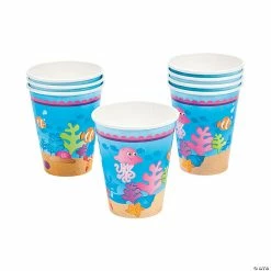 Budget 🛒 Under the Sea Mermaid Party Paper Cups - 8 Ct. 😉
