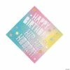 Discount 🔔 Unicorn 🥳 Birthday Hip Hip Hooray Luncheon Napkins - 16 Pc. 🤩